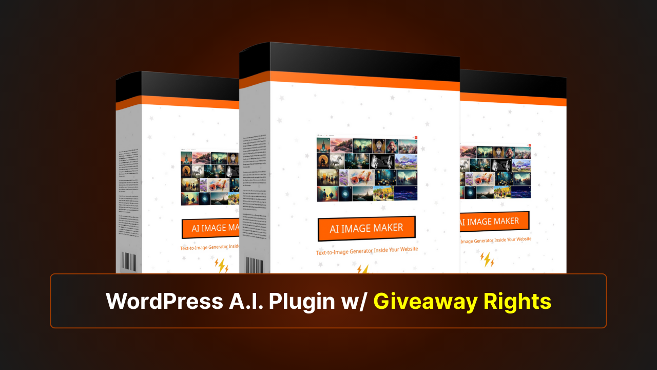 Free Access: AI Image Maker WordPress Plugin w/ Giveaway Rights
